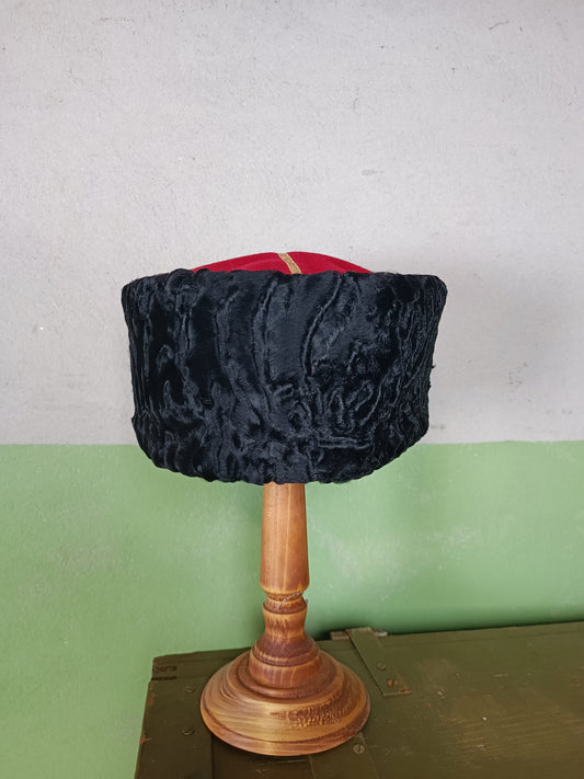 Kubanka Cossack Papakha Real Astrakhan Fur