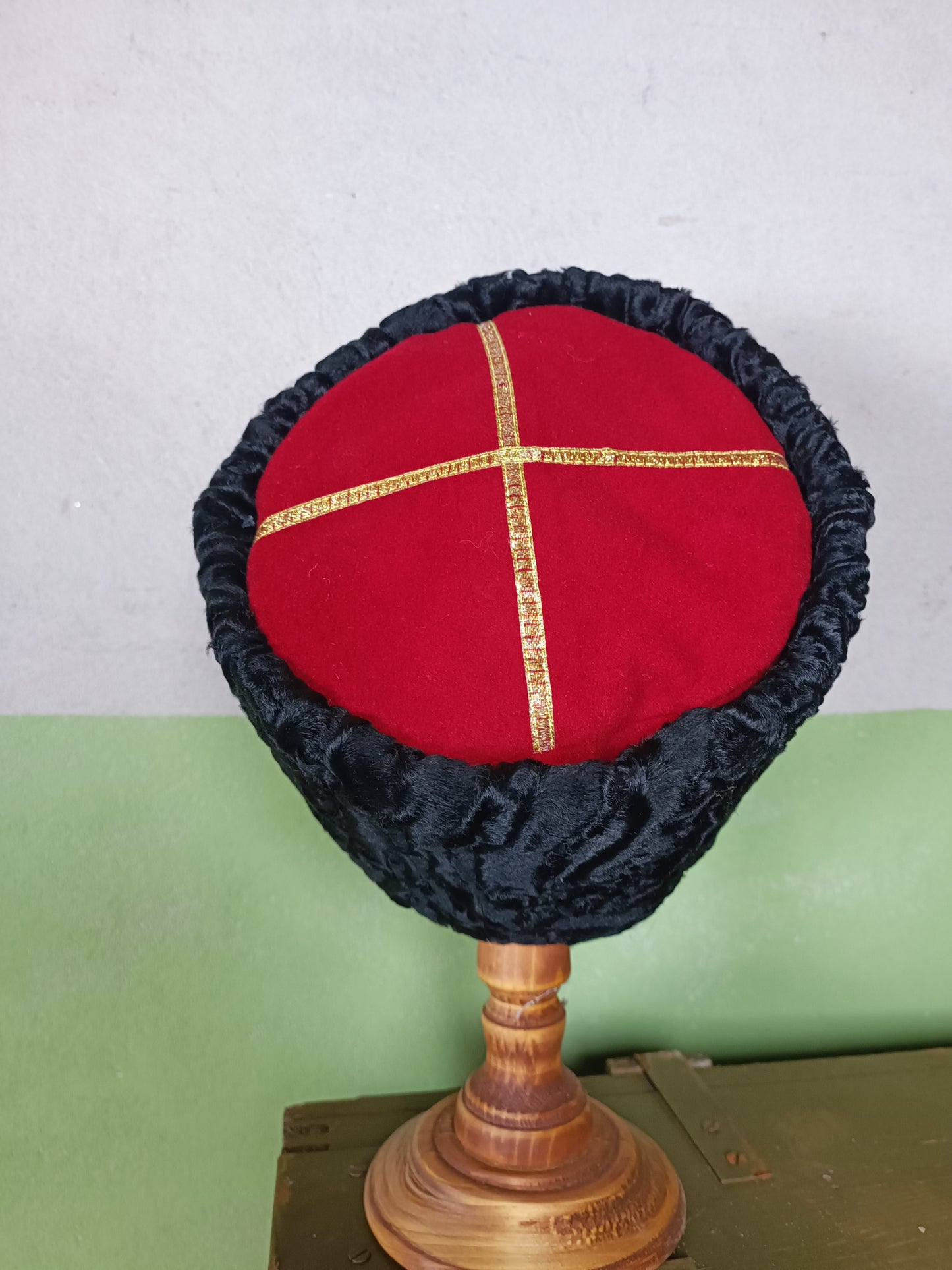 Kubanka Cossack Papakha Real Astrakhan Fur