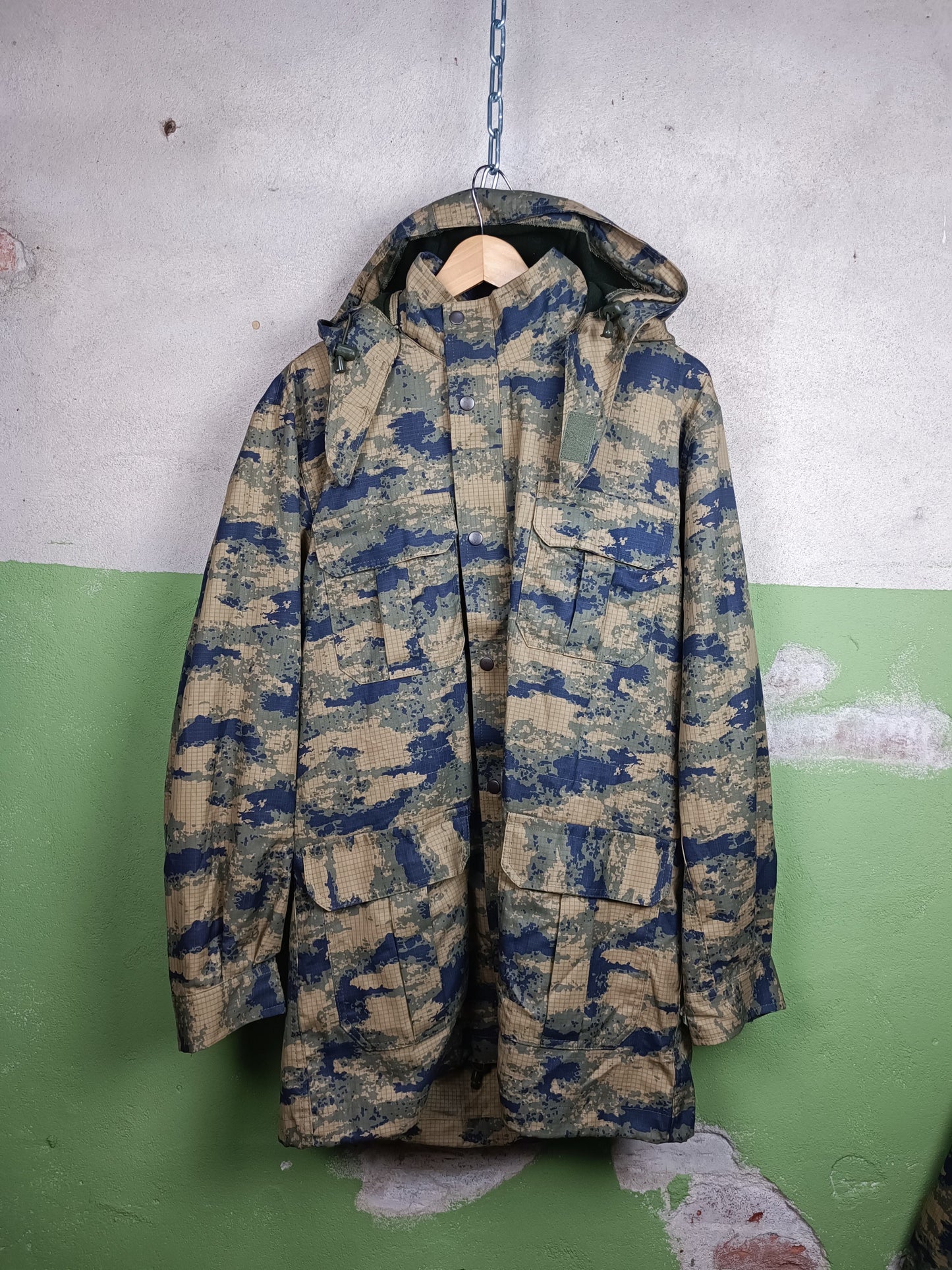 Turkish Digi-Blue Airforce Parka