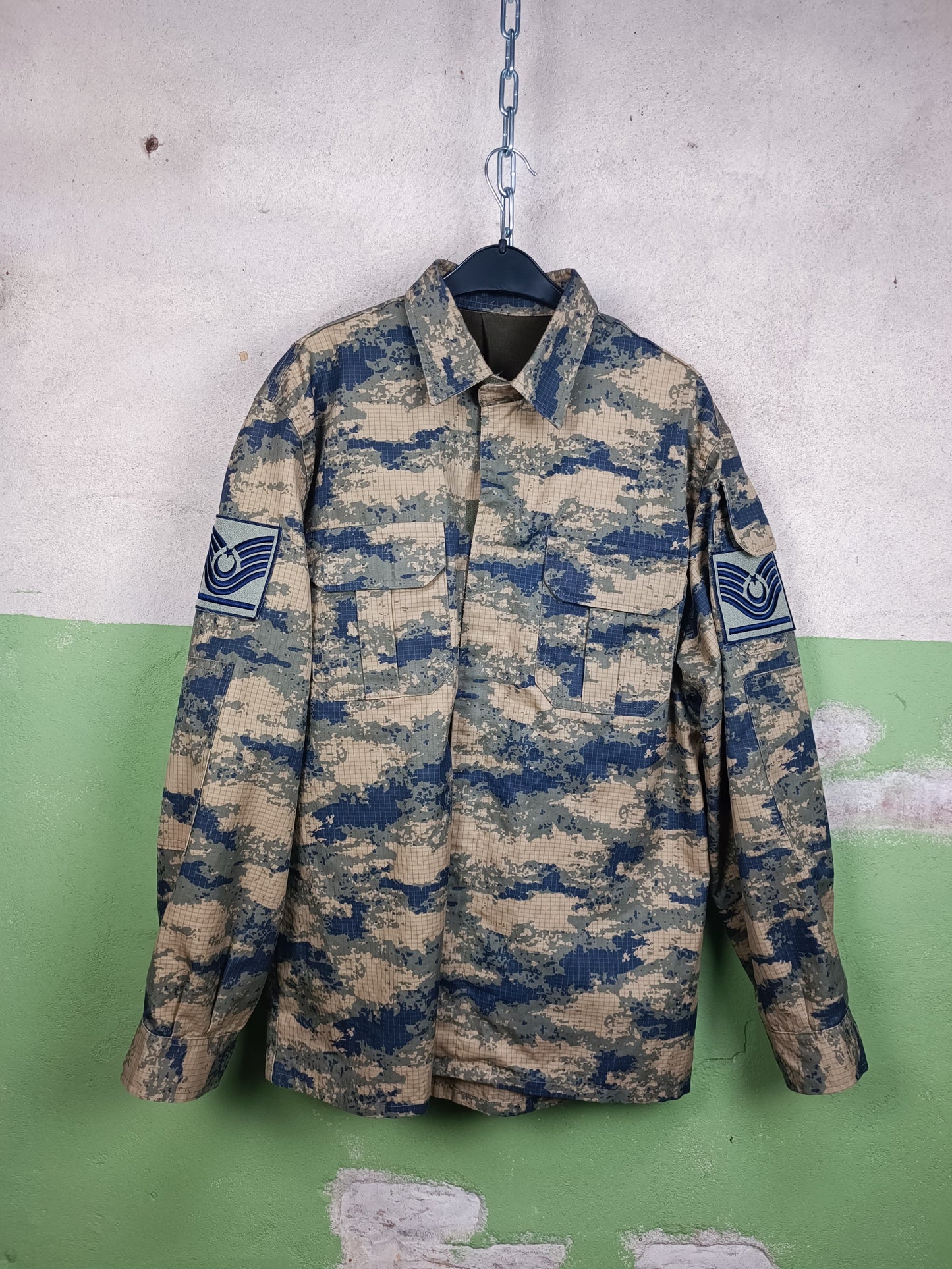 Turkish blue airforce jacket