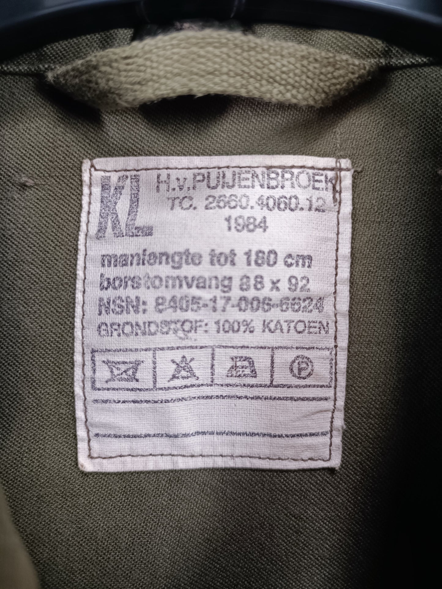 1984 Royal Dutch Army Field Jacket