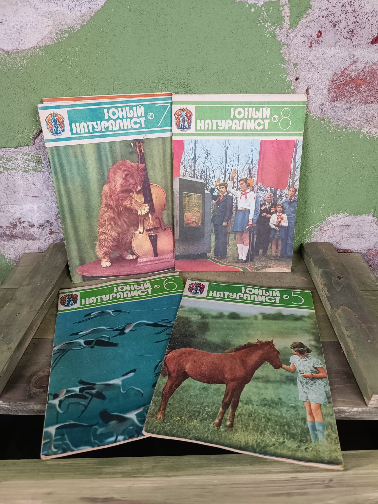 1980 Soviet Magazines: Young Naturalist