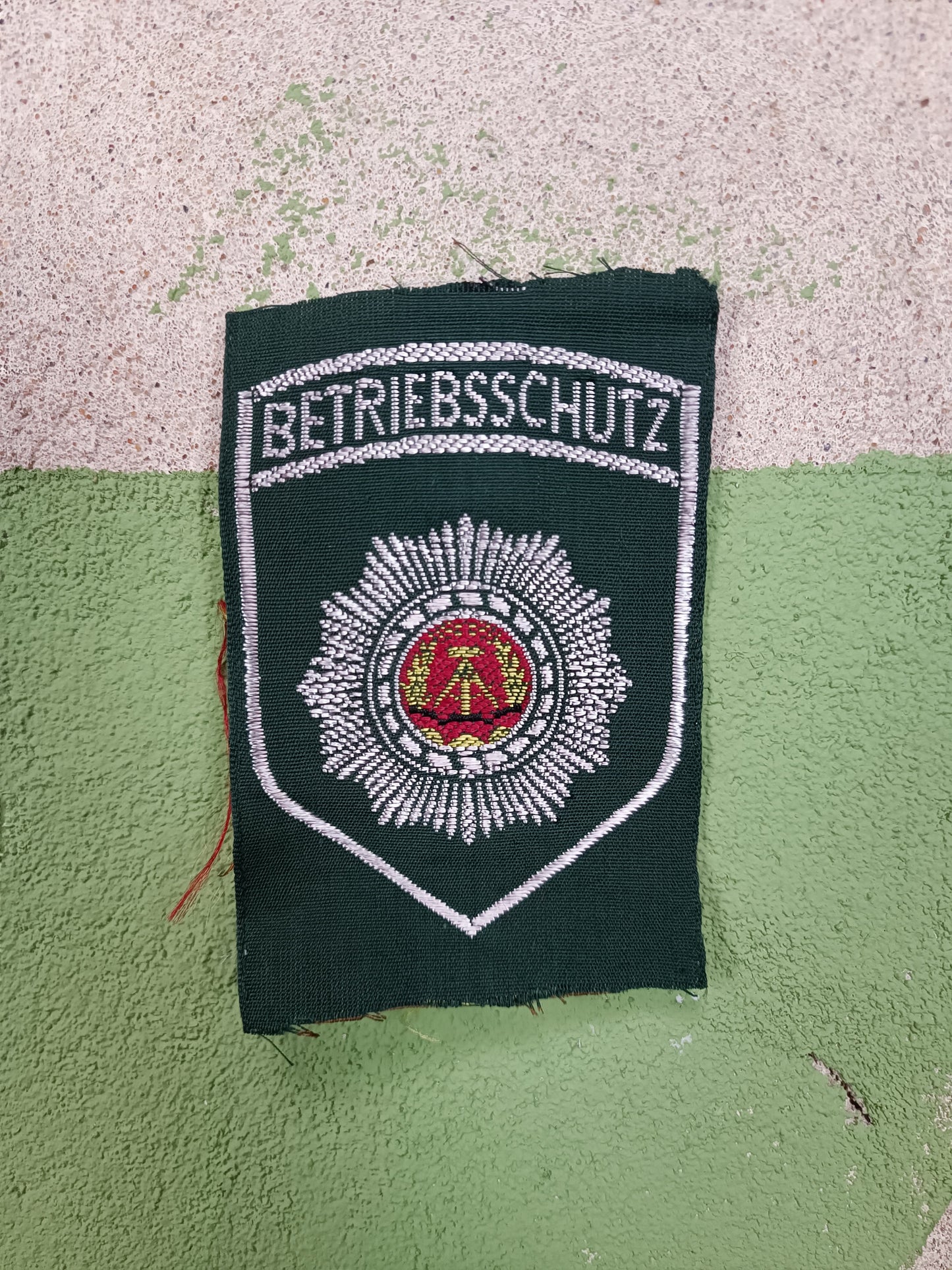 DDR Unsewn Betriebsschutz Patch