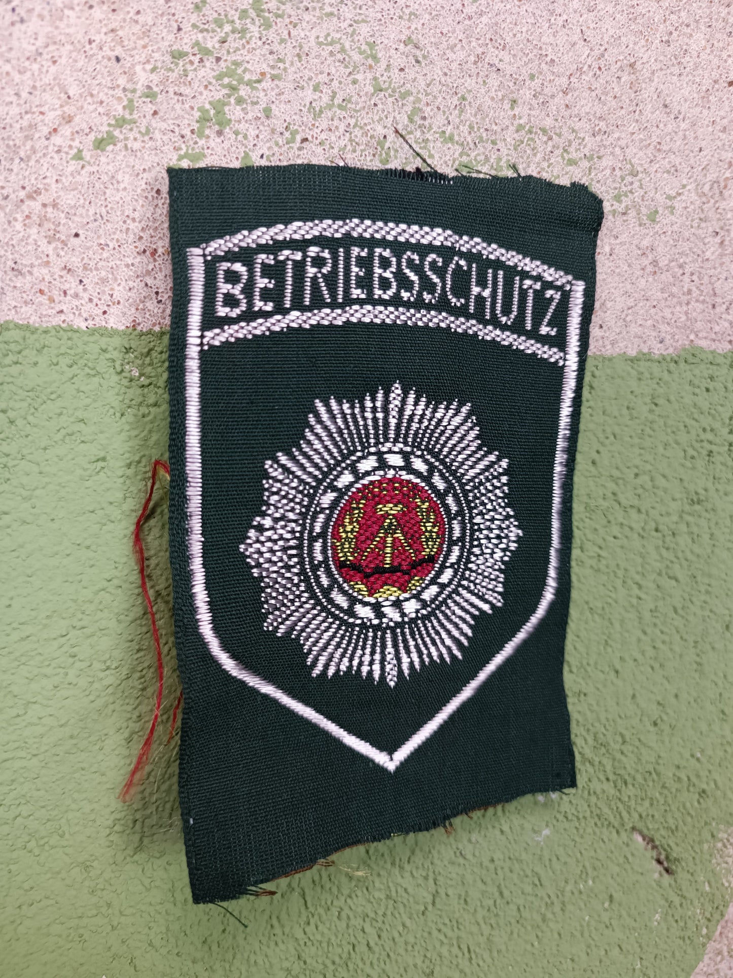 DDR Unsewn Betriebsschutz Patch