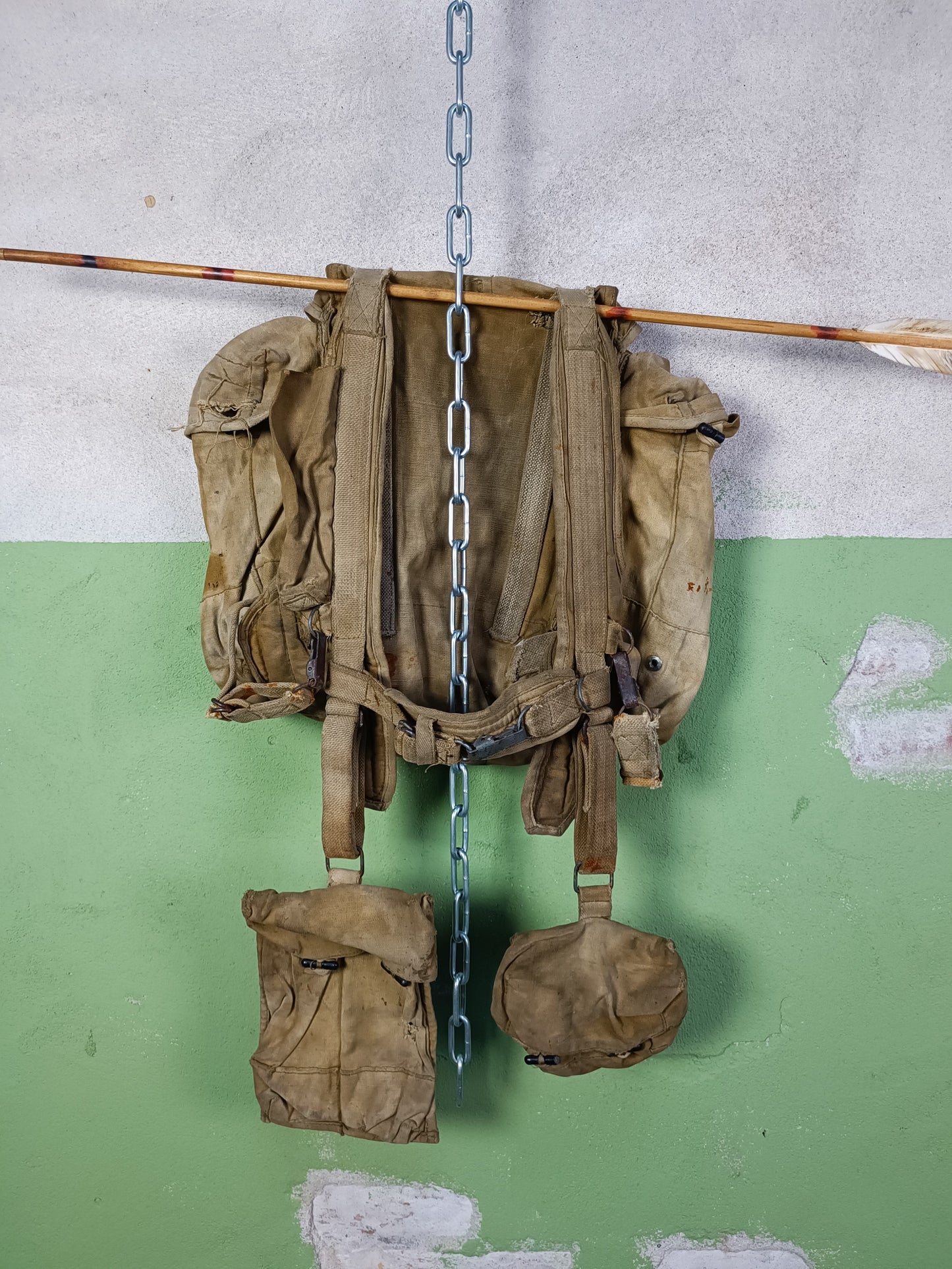 RD-54 Grade: AFGHANISTAN. USSR VDV Rucksack / Carry rig. HEAVILY USED