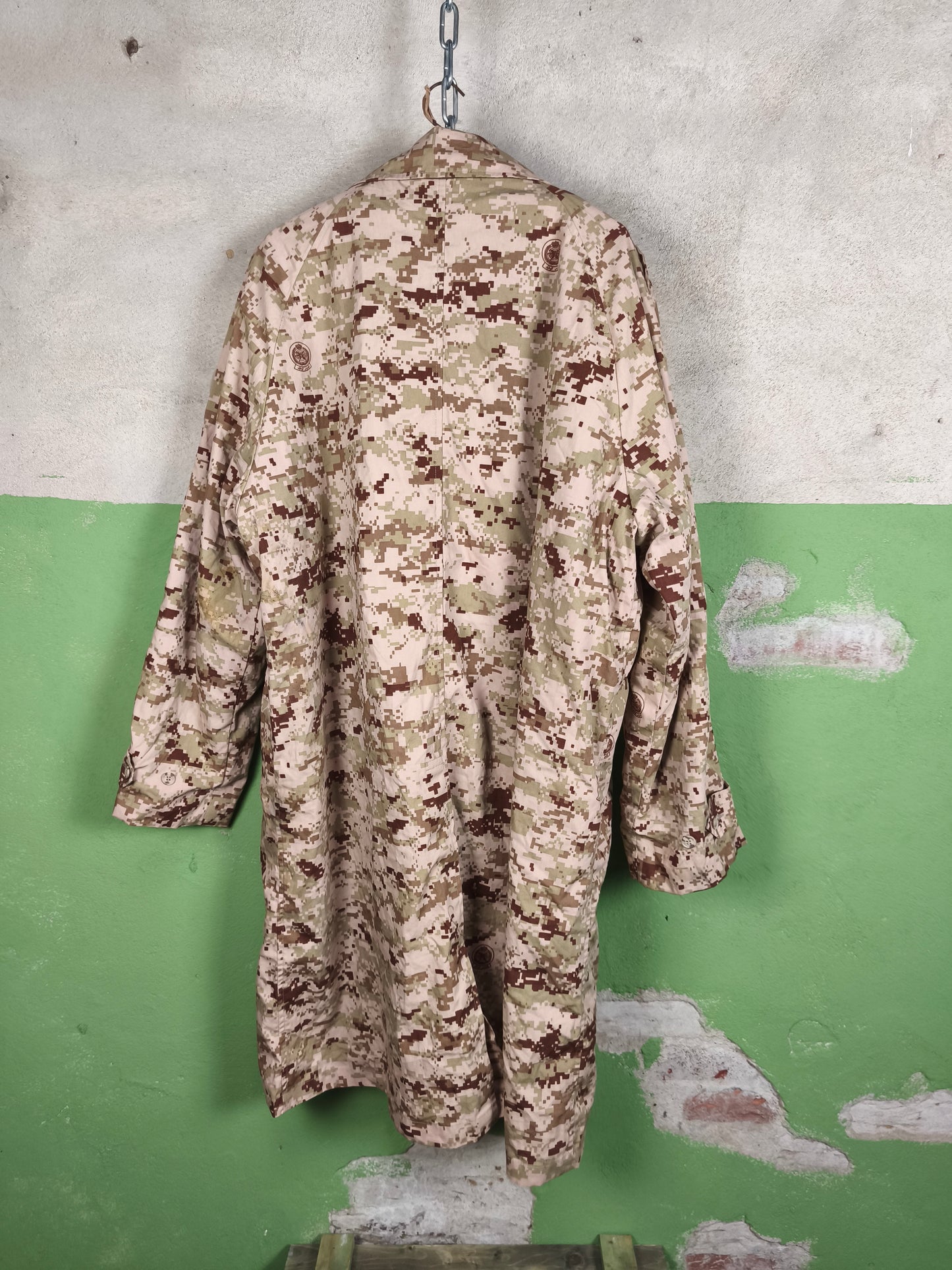 Saudi Arabia Digital (SANG) National Guards Long Parka + Faux Fur Liner