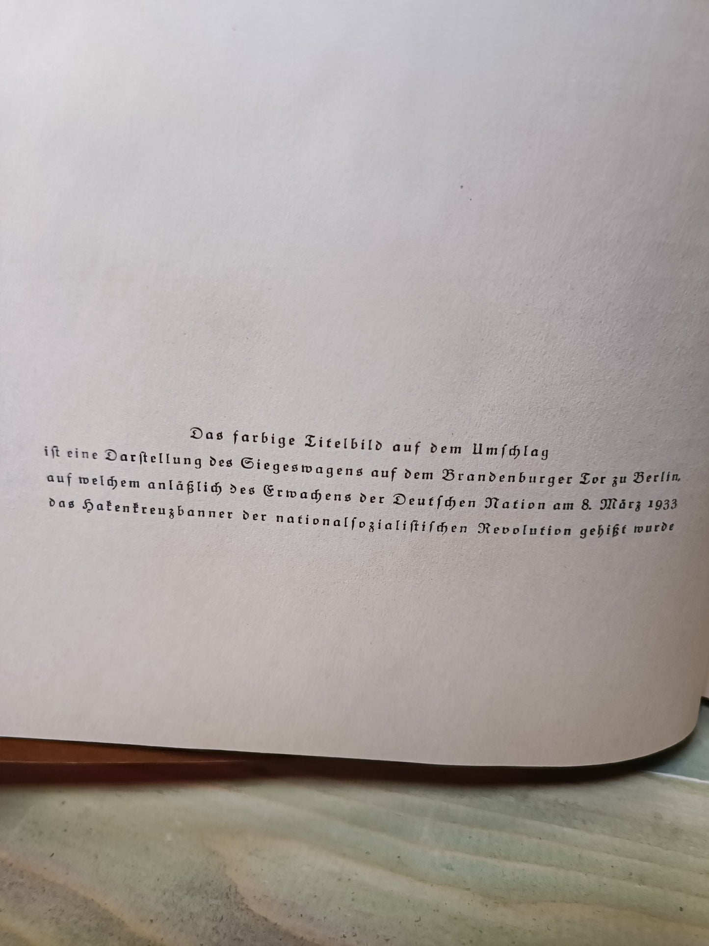 1933 Book "Battle for the 3th Reich" (GER)