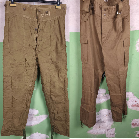 1985 Soviet "Afghanka" Obr.88 Winter Pants+ Removable Liner