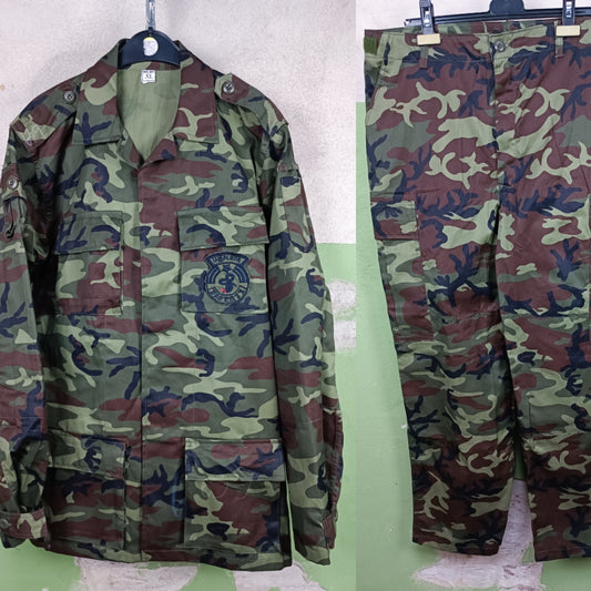 Royal Thailand Army ERDL Uniform + Patch& Boonie L / XL