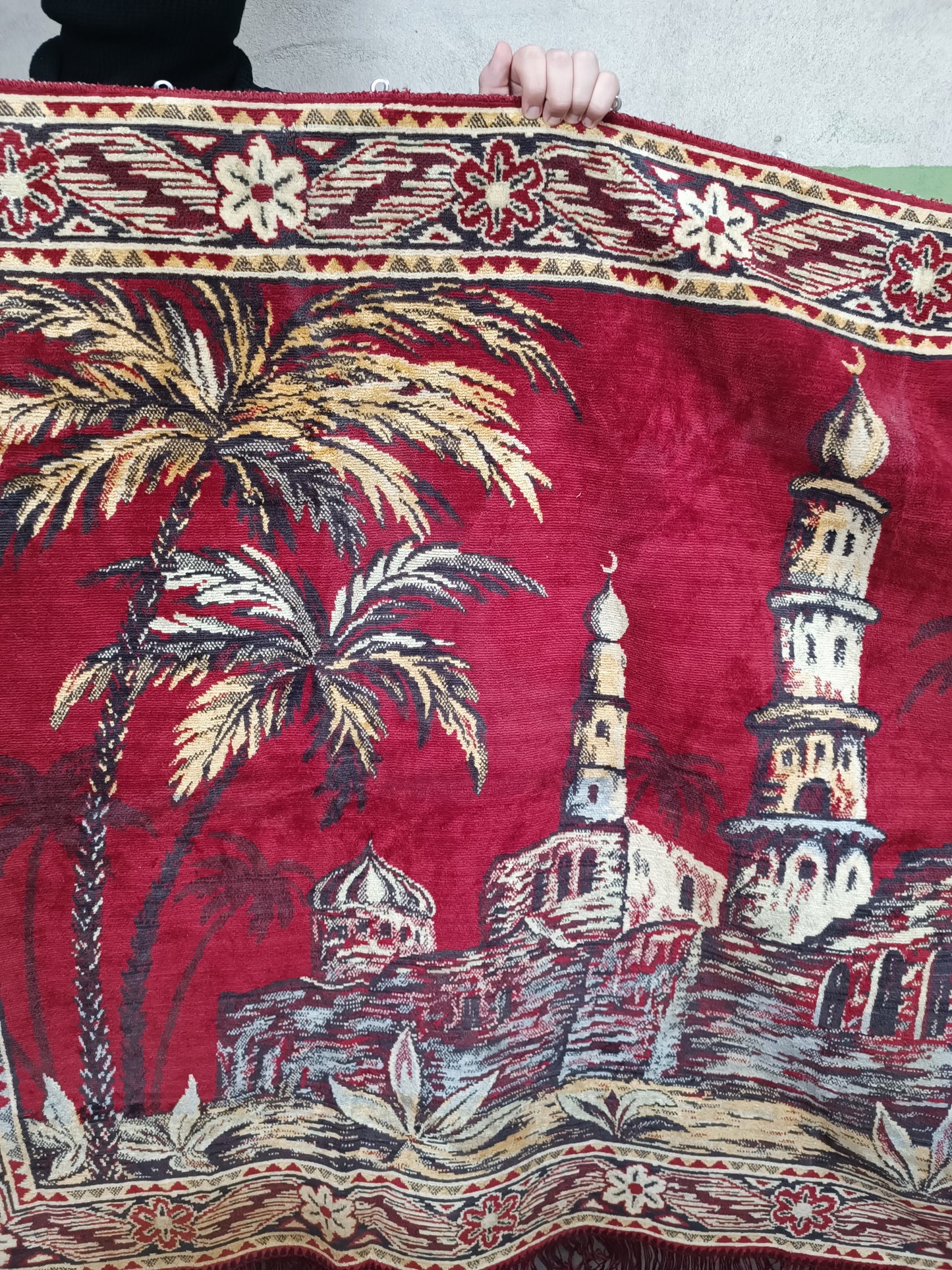 Mosque Soviet Wall Carpet 200x120cm /