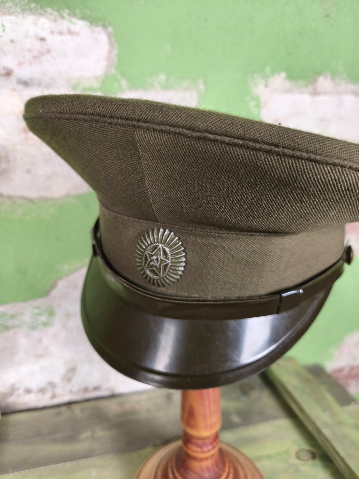 Soviet 1958 Soviet Officers Field Visor Hat -54