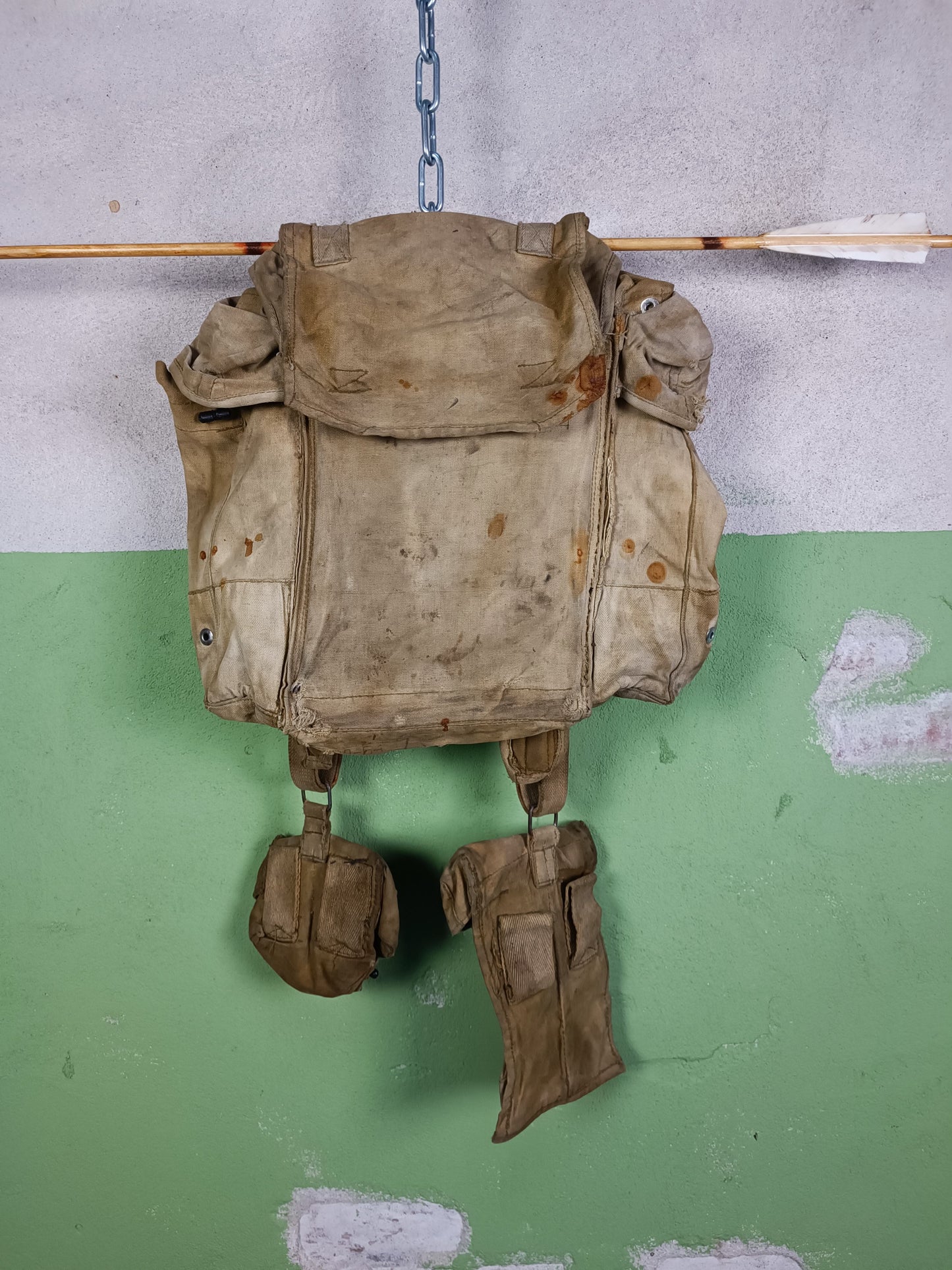 RD-54 Grade: AFGHANISTAN. USSR VDV Rucksack / Carry rig. HEAVILY USED