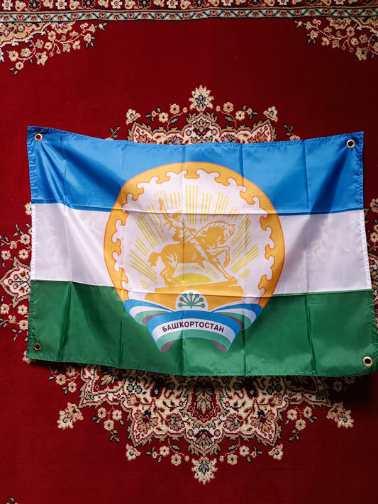 Republic of Bashkortostan Coat of Arms Flag 60x90cm