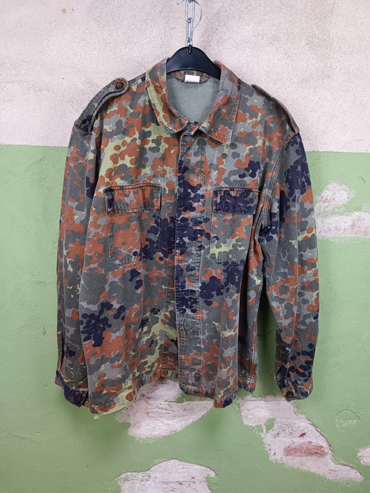 1993 Belgian Air Commando Flecktarn Jacket L-Long