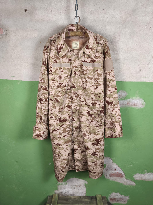 Saudi Arabia Digital (SANG) National Guards Long Parka + Faux Fur Liner