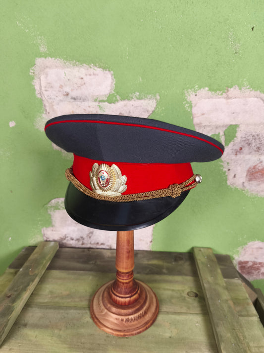 1988 Soviet MVD Officer Dress Visor hat 57