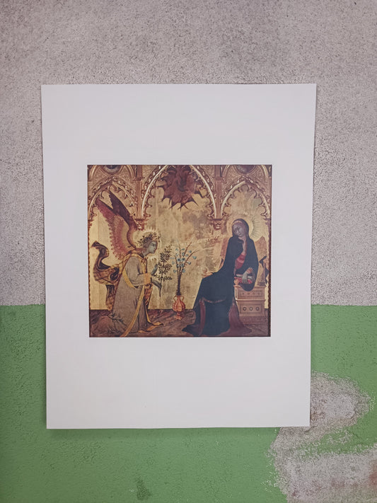 Print: Annunciation - Simone Martini 1333