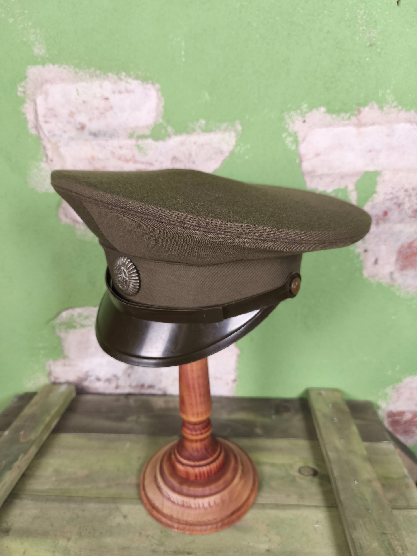 Soviet 1958 Soviet Officers Field Visor Hat -54