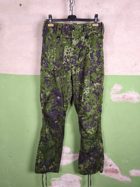 Issued Danish M84 Flecktarn Field Pants S-Reg