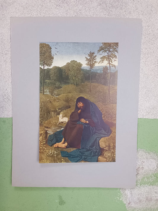 Print John the Baptist in wilderness.