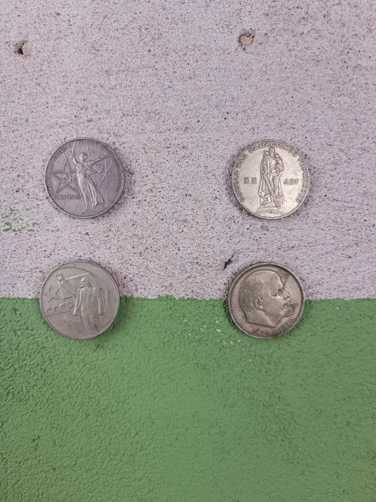 Soviet 1 Rouble Coins