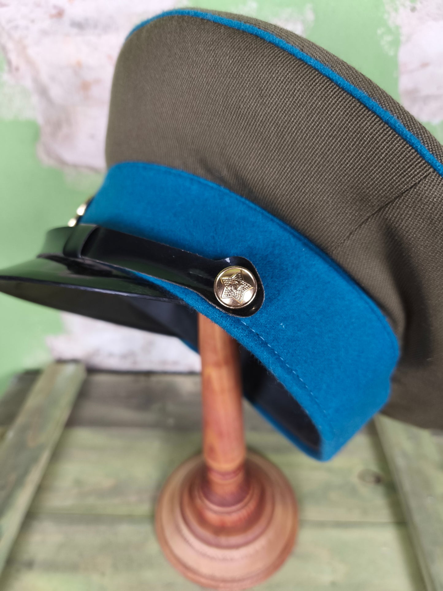 1970 Soviet Airforce Officer Visor Hat -56