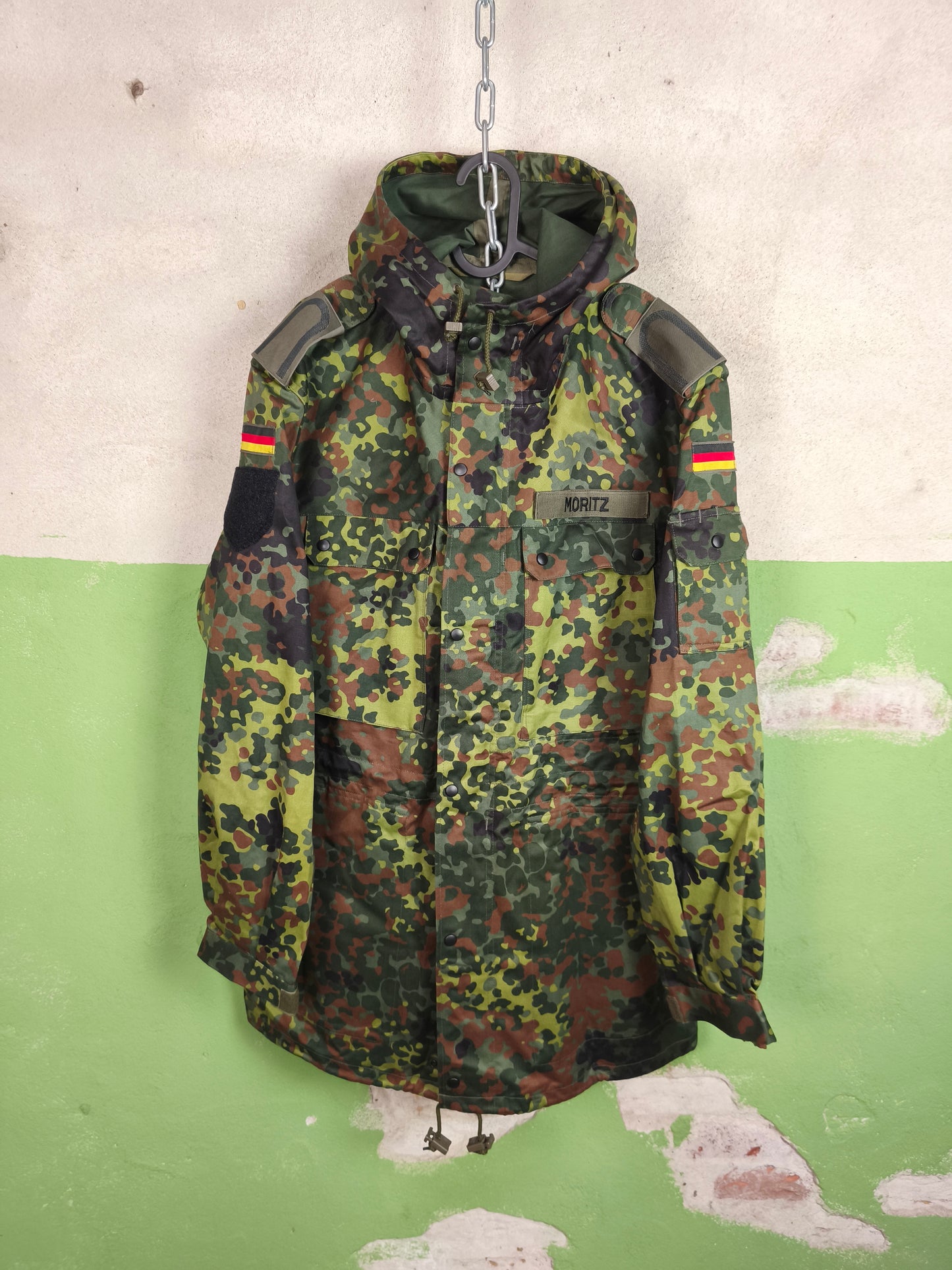 German Bundeswehr Unteroffizier  Flecktarn Parka L