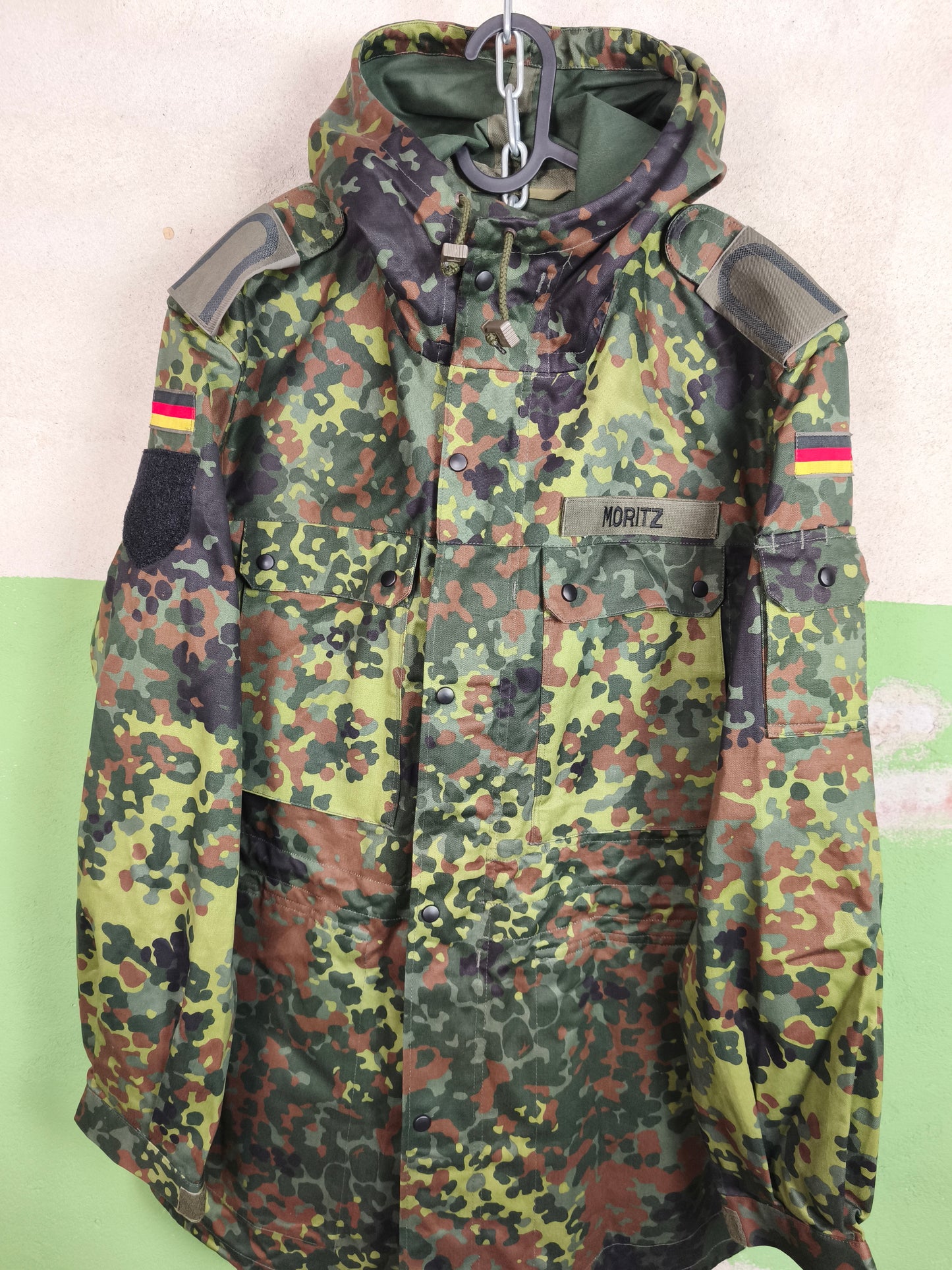 German Bundeswehr Unteroffizier  Flecktarn Parka L