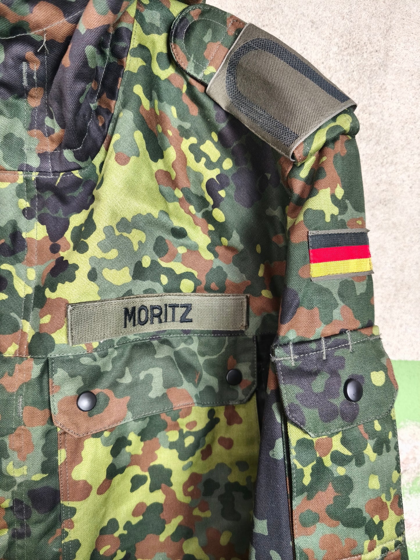 German Bundeswehr Unteroffizier  Flecktarn Parka L