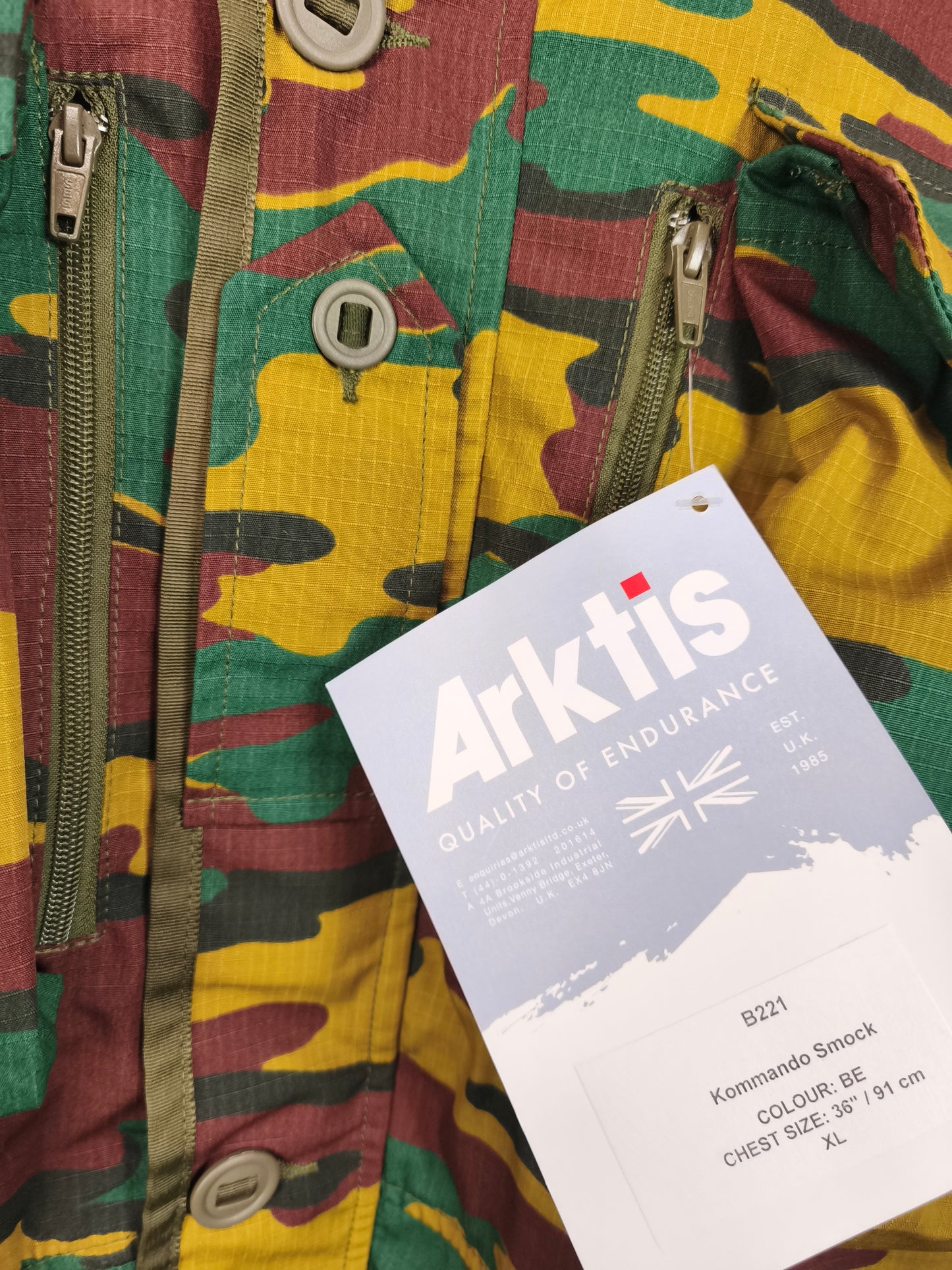 Arktis B221 Belgium Jigsaw Mountain Smock