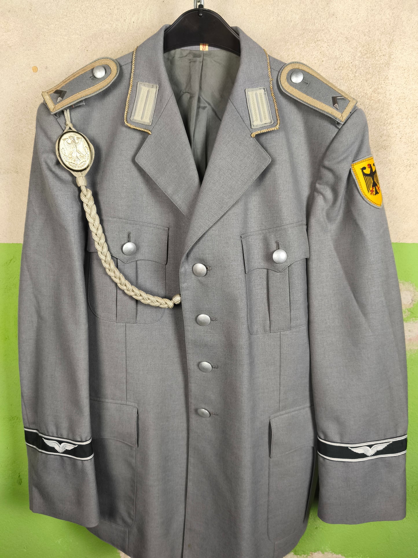 German Bundeswehr Airforce Staff Sergeant Dress Jacket L